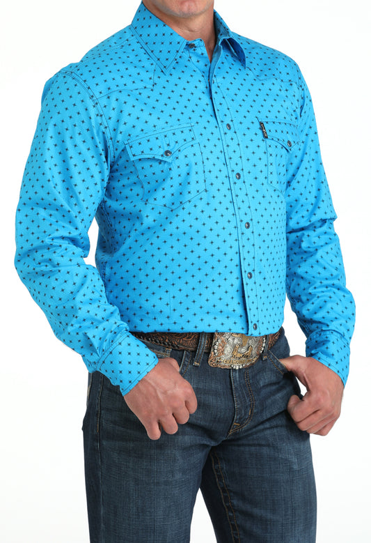 Shirts Men’s Cinch Modern Fit Blue MTW1303092