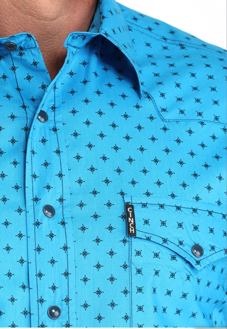 Shirts Men’s Cinch Modern Fit Blue MTW1303092