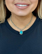 Jewelry Necklace Faux Navajo Pearl N1479