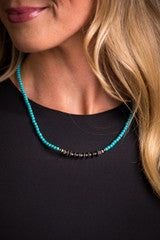 Jewelry Necklace Turquoise Bead Disc N1505