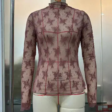 Shirt’s Women’s Sheer Lace Top RCWJ01193