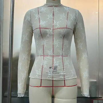 Shirt’s Women’s Sheer Lace Top RCWJ01193