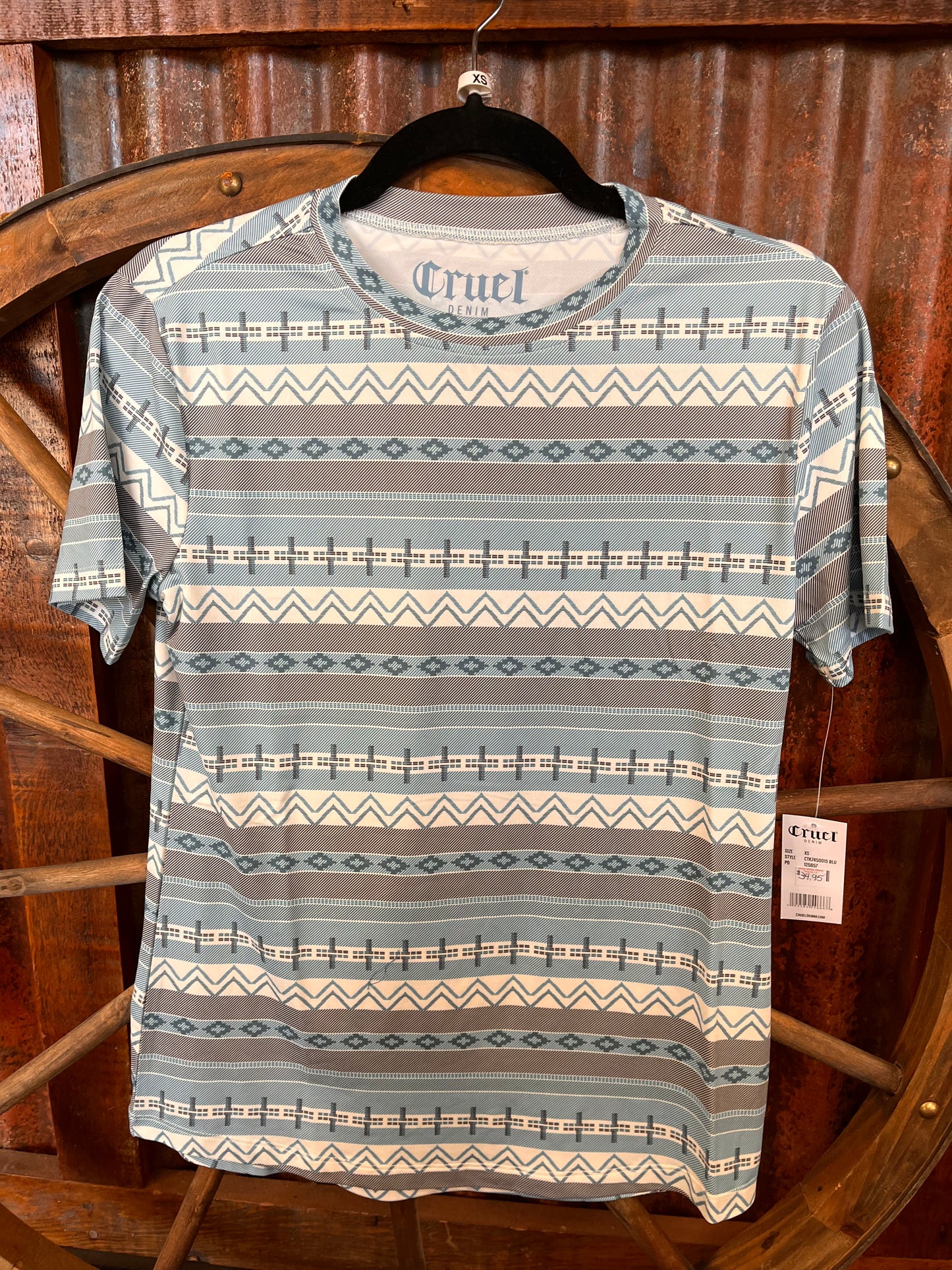 Shirts Women’s Cinch Blue Southwest Print CTK7450015