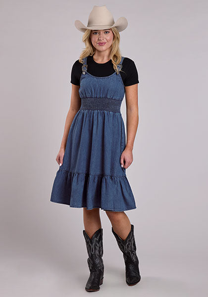 Dresses Roper Solid Denim Tank Dress 03-057-0594-6173