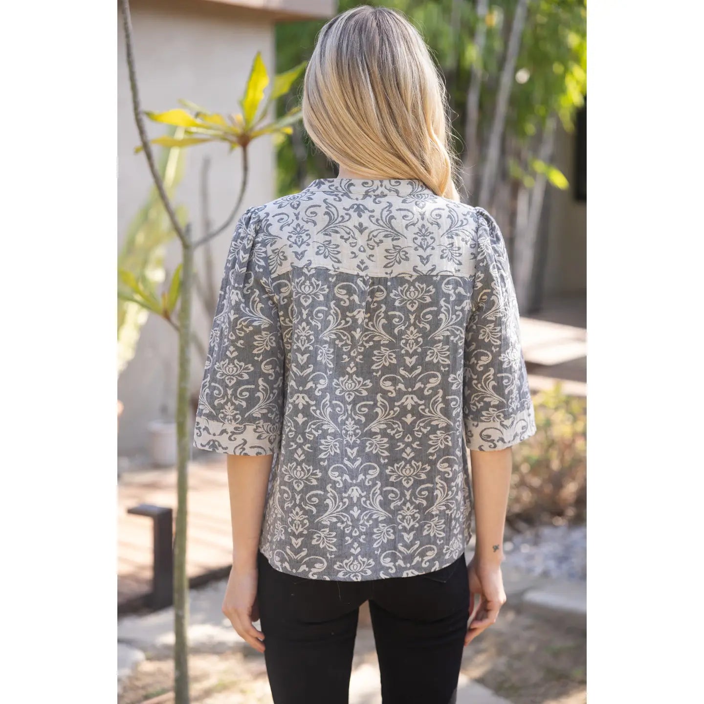 Shirts Women’s Three Quarter Sleeve V Neck 35200