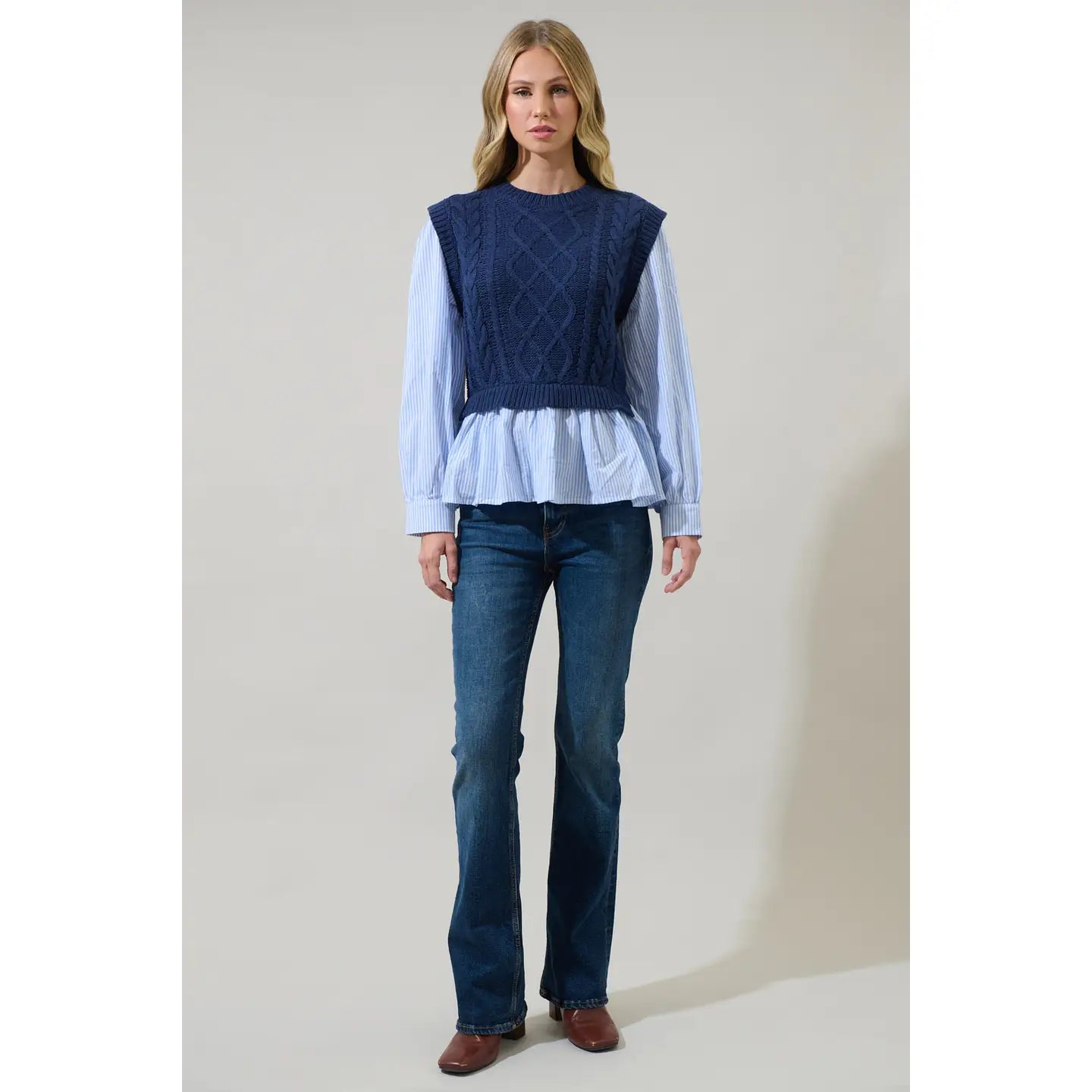 Outerwear Women’s Knit Sweater Vest STT16930A