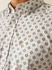 Shirts Men’s Ariat Short Sleeve Geo Print Evan 10058742
