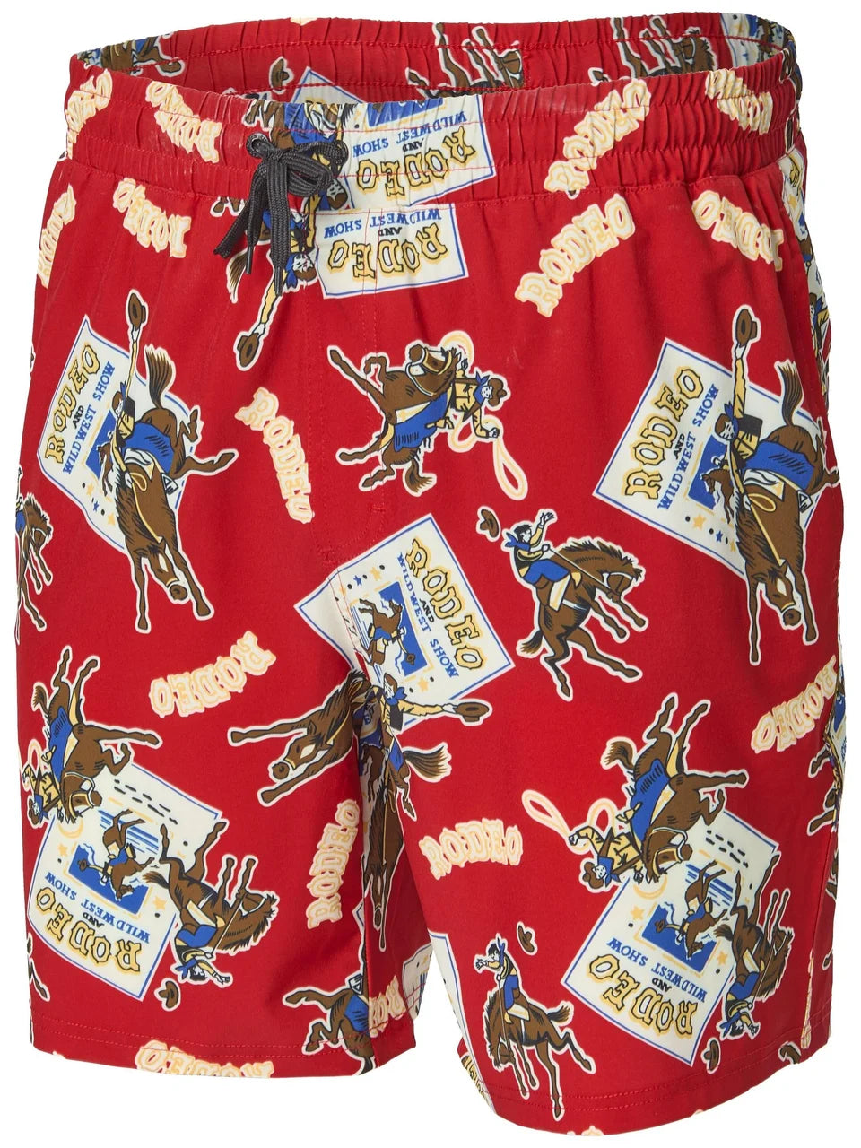 Shorts Men’s Cinch Swim Trunk Red Western Print MB58135007