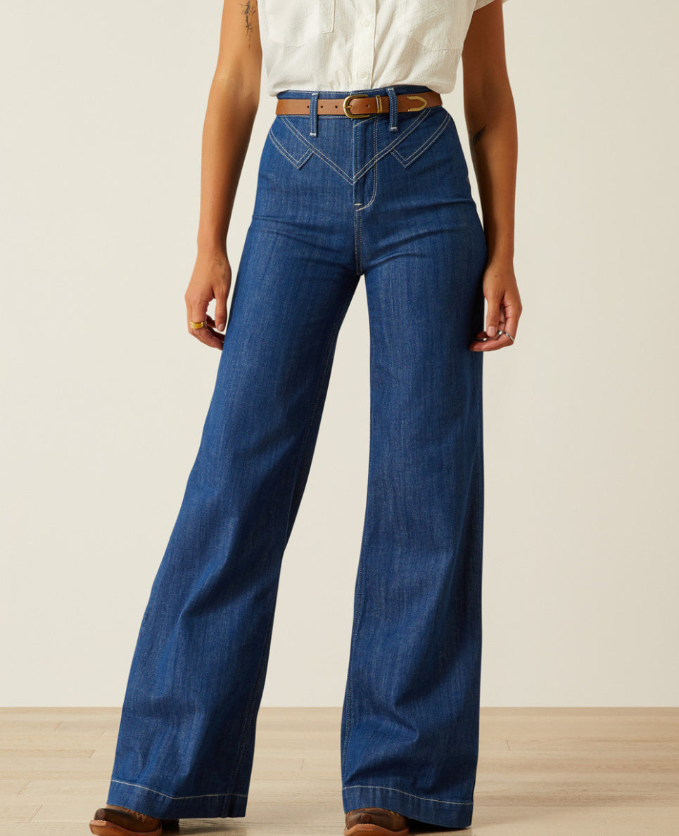 Jeans Women’s Ariat Rinse High Rise Wide Leg 10061392