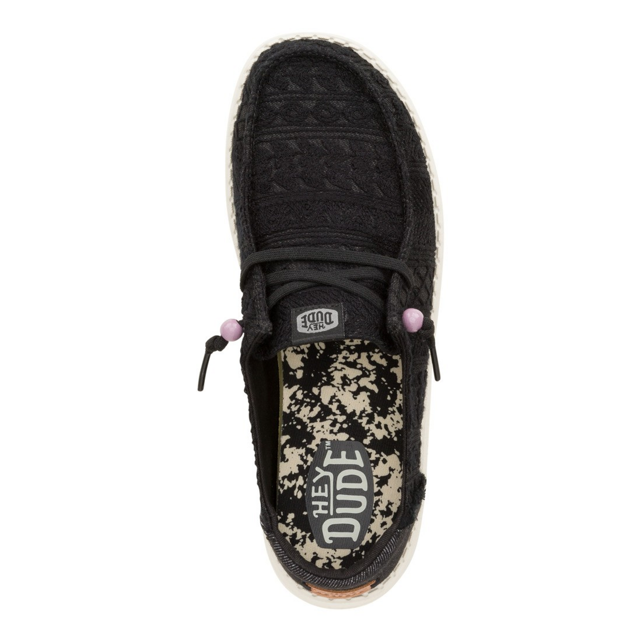 Shoes Women’s Hey Dude Wendy Crochet Lace Black 43112-001