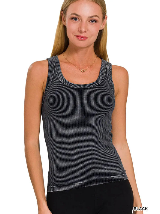 Shirts Women’s 2 Way Neck Line Seamless Tank Top NTW-6363A