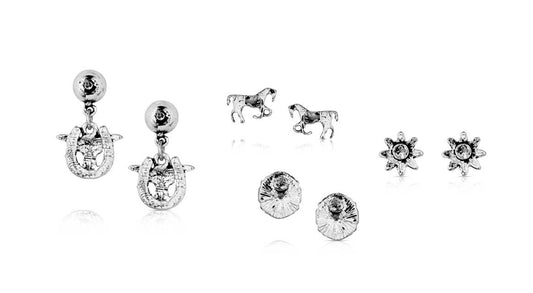 Jewelry Women’s Attitude Earrings Stud Set AER6243