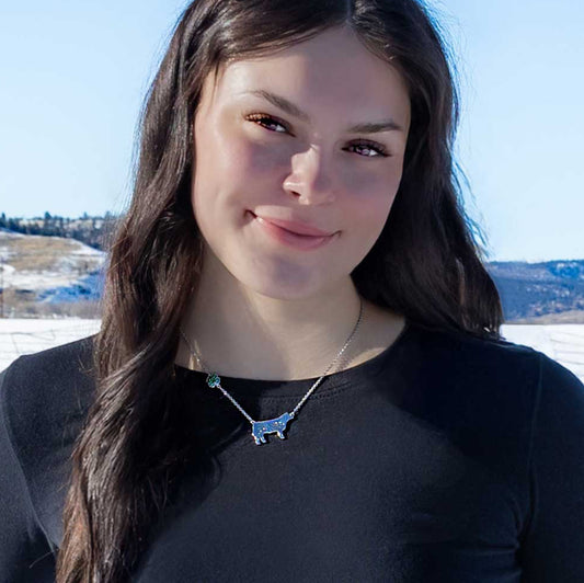 Jewelry Montana Silversmiths 4-H Steer Necklace NC6235