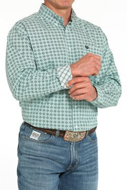 Shirts Men’s Cinch L.S Medallion Print MTW1105930