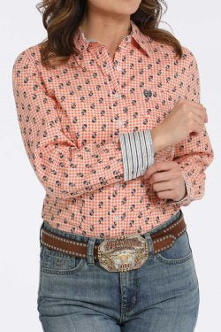 Shirts Women’s Cinch L.S Palm Gingham MSW9164247
