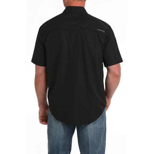 Shirts Cinch Solid Black S.S ARENA FLEX MTW1723002