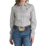 Shirts Women’s Cinch Tencel Long Sleeve Stripe MSW9165088