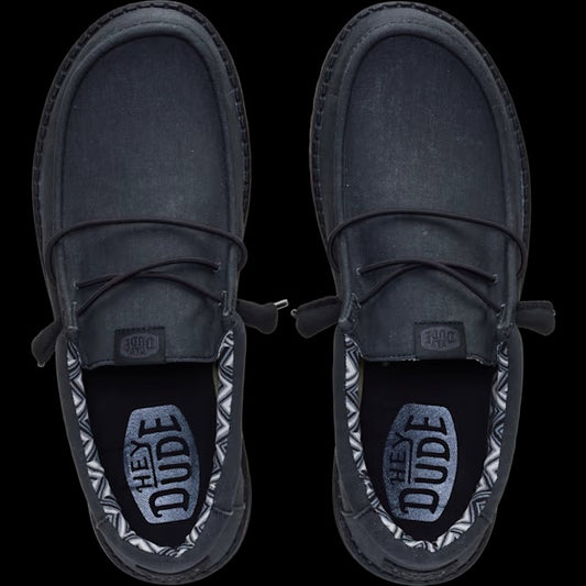 Shoes Men’s Wally Stretch Canvas Black Black 40700-060