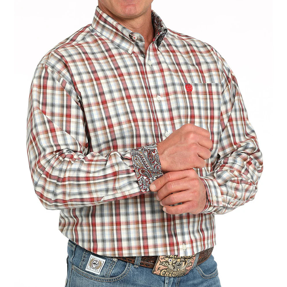 Shirts Mens Cinch Long Sleeve Button MTW1105946