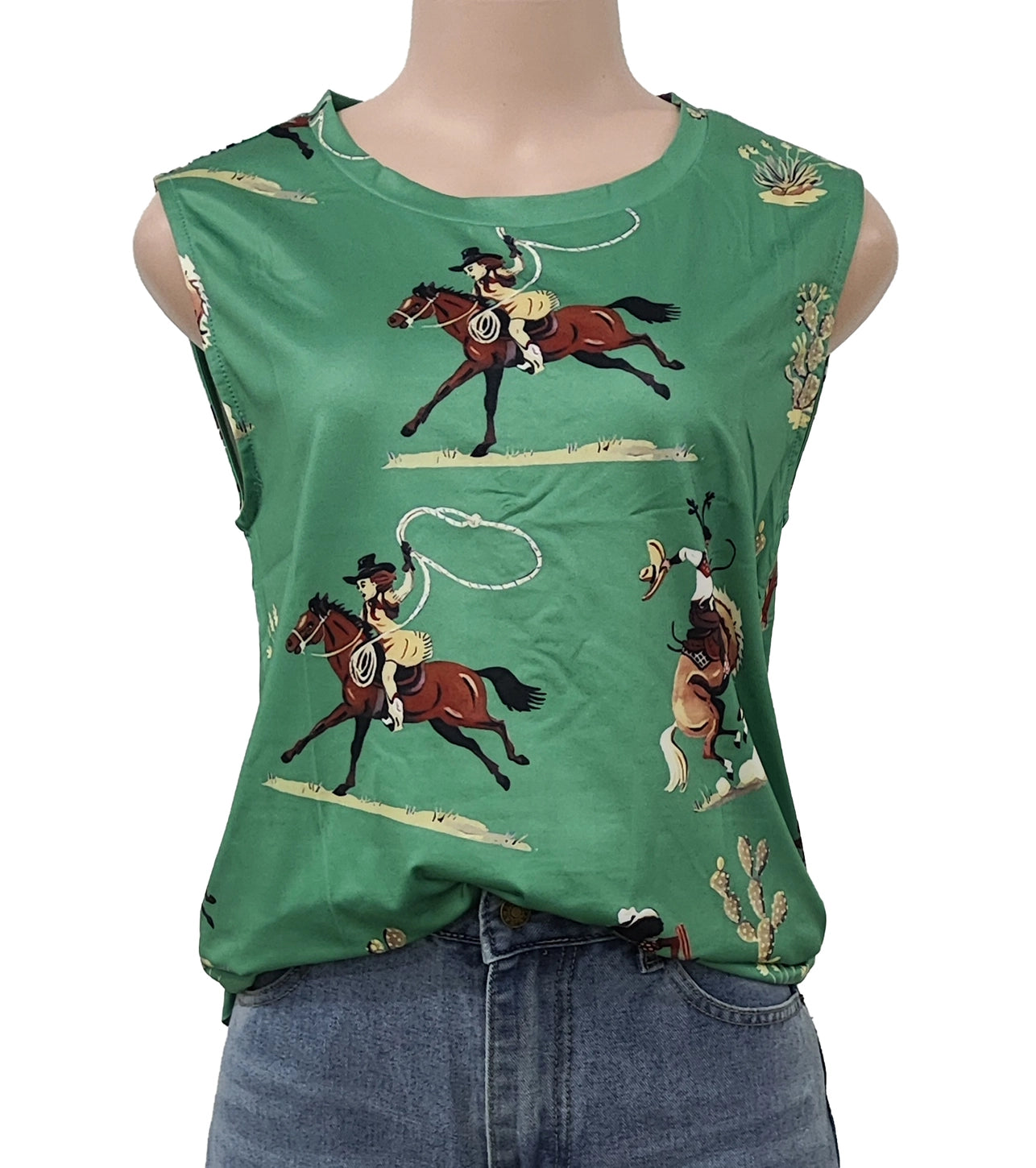 Women’s Tank Top Western Graphic Print RCJW05718