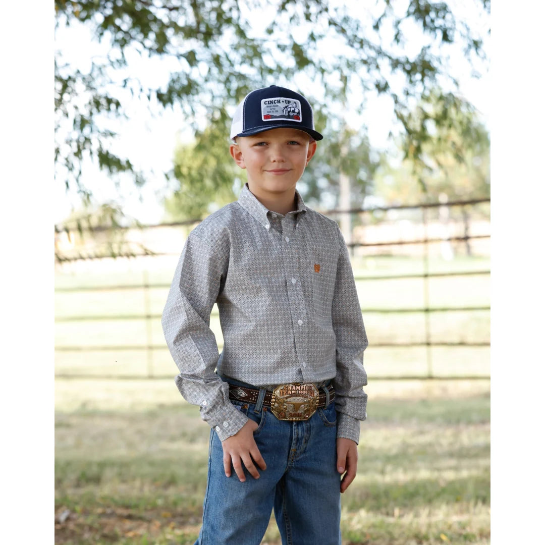 Shirts Boys Cinch Long Sleeve Stretch Material Daddy Matcher MTW7060423