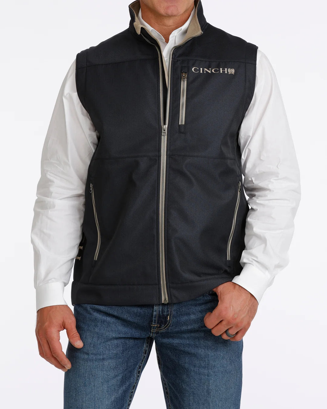 Outerwear Men’s Cinch Bonded Vest Navy MWV1515032 MW151532X