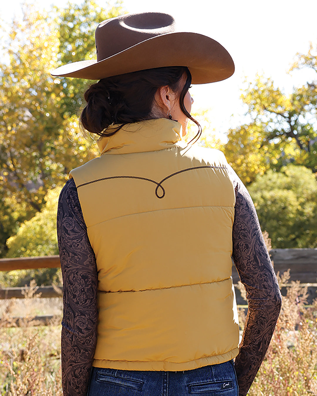 Outerwear Women’s Cruel Puffer Vest Gold CWV7457001