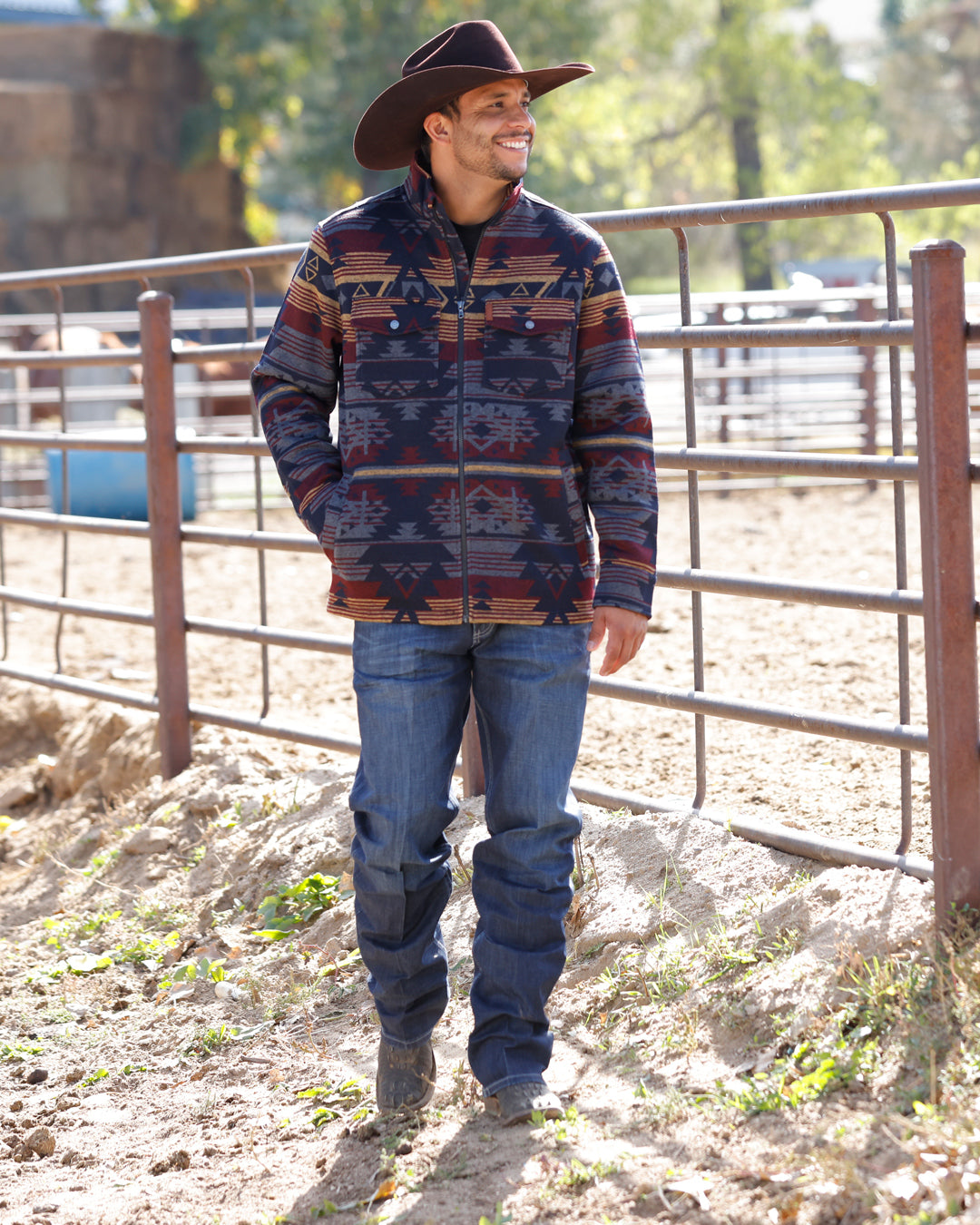 Outerwear Men’s Cinch Sweater Knit Shirt Jacket MWJ1907005