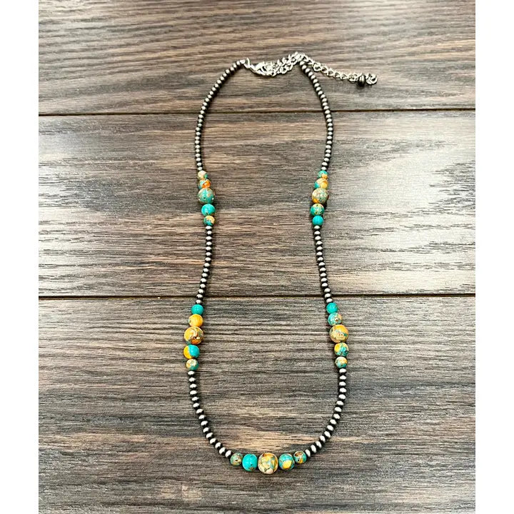 Jewelry 22’’ Western Gemstone Necklace 739574
