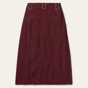 Women’s Skirts Stetson Twill Wine Red 11-060-0592-7040