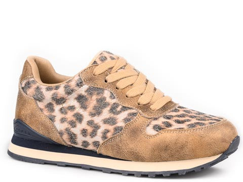 Shoes Women’s Roper GIDDYUP Leopard Lace Up Jogger 09-021-0191-3812