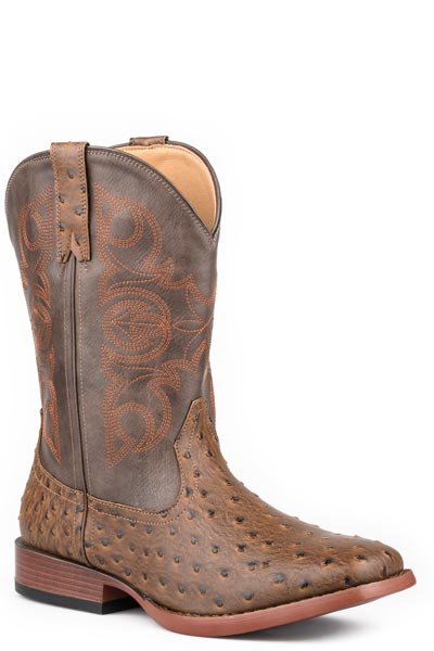 Boots Kids Roper Faux Ostrich 09-017-0191-3803, 09-018-0191-3803