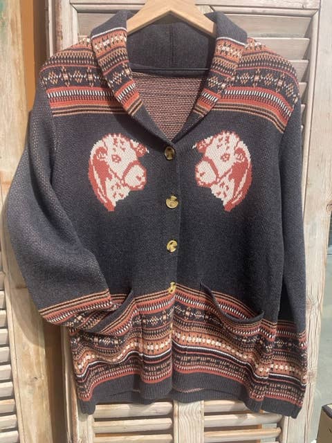 Outerwear Women’s Knitted Sweater The Hereford CRK846GR