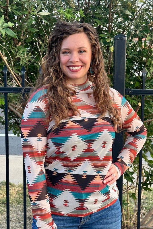 Shirts Women’s Long Sleeve Southern Roots Mesh Top