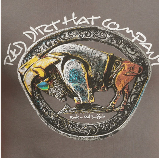 Shirts Men’s Tee Red Dirt Rock N Roll Buffalo RDHCT102