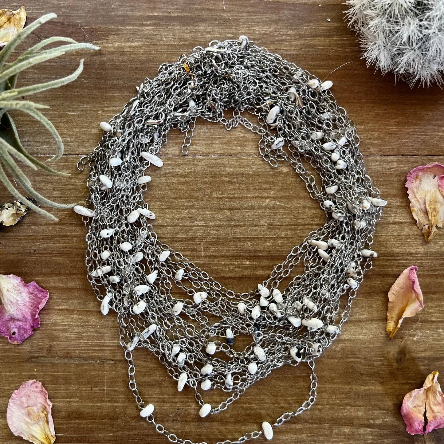 Jewelry American White Buffalo Chain Choker Accessories CHO-CHA-007-WHI