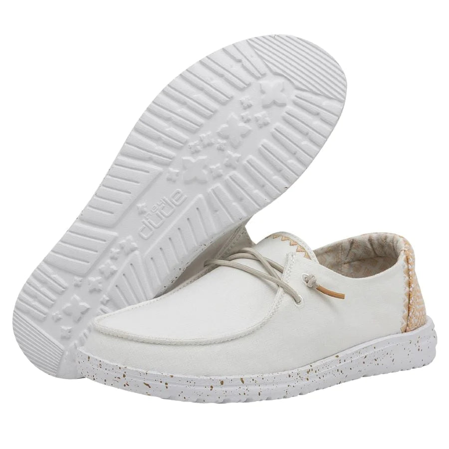 Shoes Women’s Hey Dude Wendy Chambray White 121410257