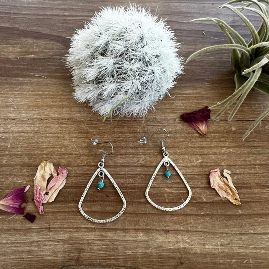 Jewelry Turquoise Earrings Triangle Dangle Accessories 101