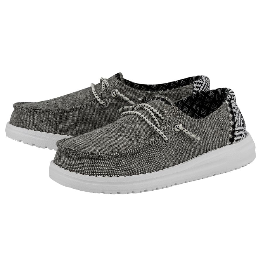 Shoes Kids Hey Dude Wendy Youth Chambray 130124203