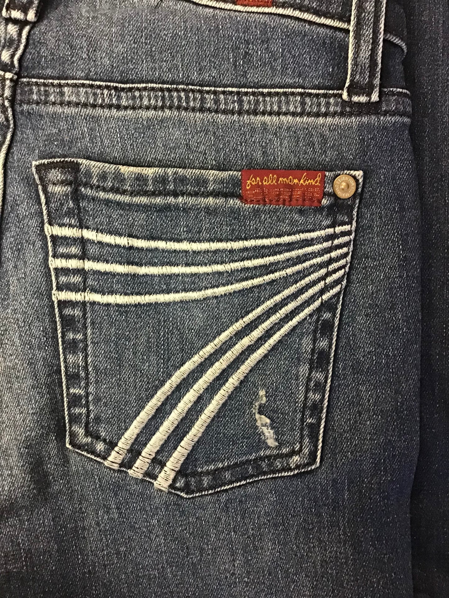 DoJo LKB Tailorless (shorter inseam) (EXCHANGE ONLY) Trousers 7 for all Mankind 7U15S44A LKB Jeans Women’s