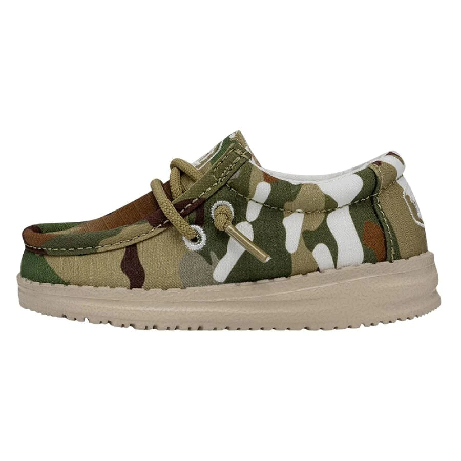 Shoes Toddler Hey Dude Wally Camouflage Multi Camo 40027-9CQ