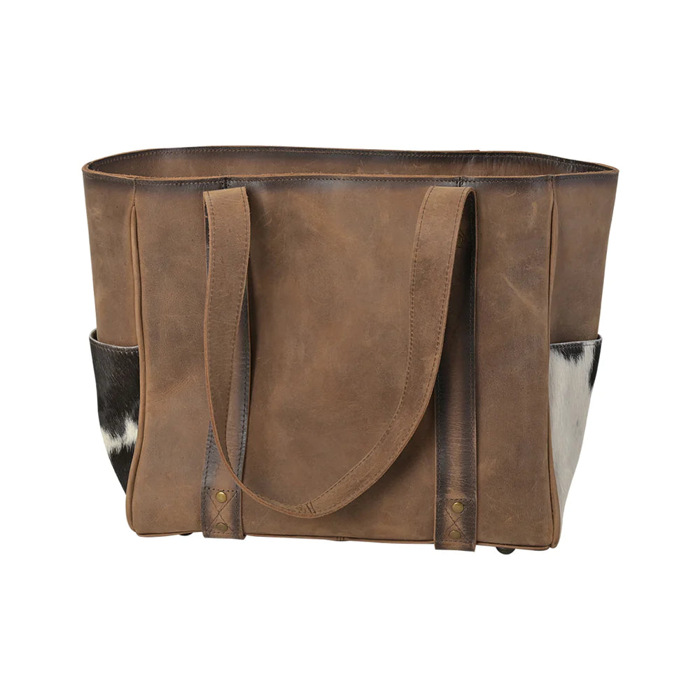 Purses STS Ranchwear Cowhide Trinity Tote STS30804