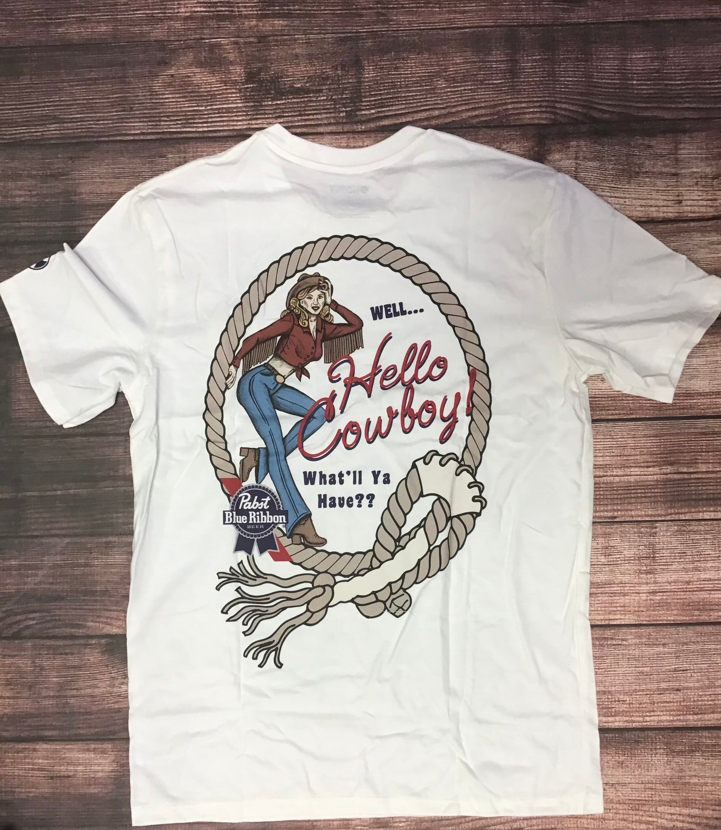 Shirt Men’s Hooey Pabst Blue Ribbon Cowboy HT1703CR