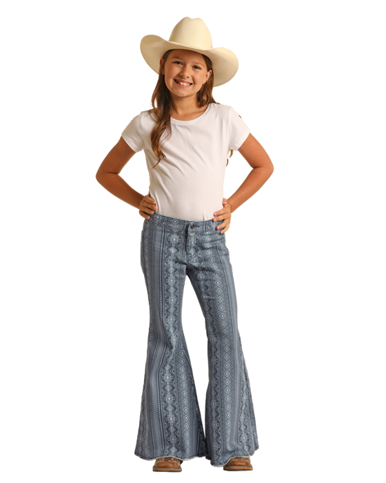 Jeans Girls Rock & Roll Bell Bottom RRGD7PR0RV