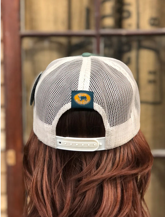 Ball Caps Lazy J Green And Stone LJ252348 GRNSTN4AB