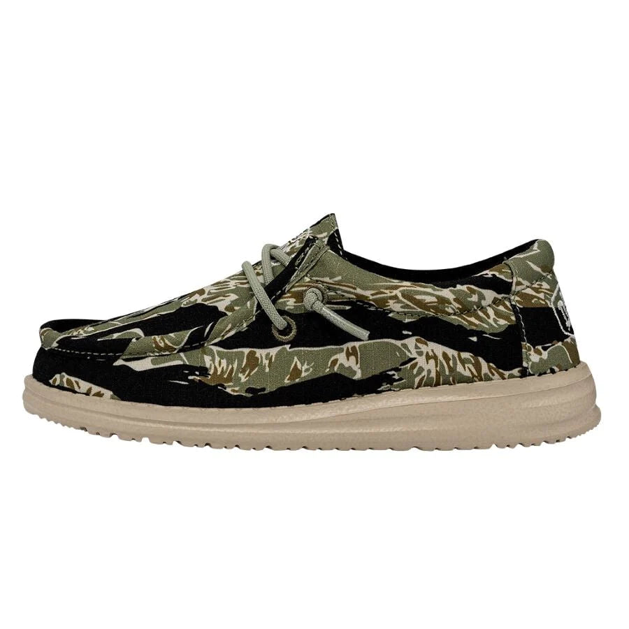 Shoes Kids Hey Dude Wally Youth Camouflage 40042-9CJ