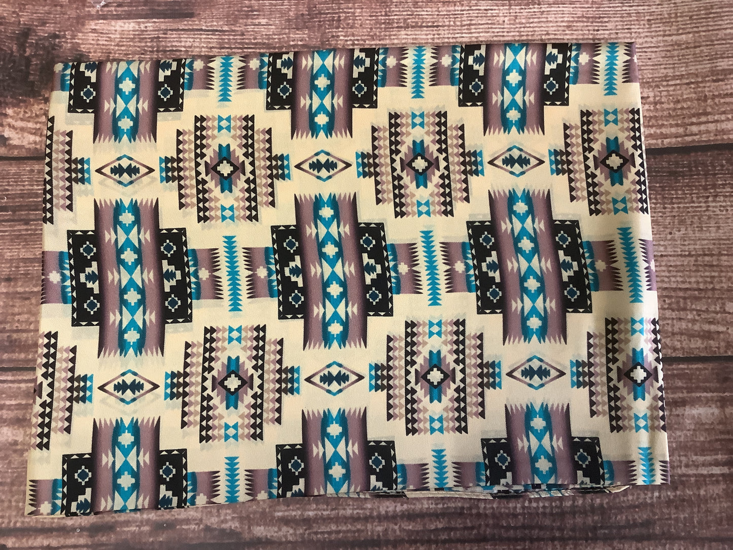 Scarfs Wildrag Turquoise & Tan Southwest 1313L