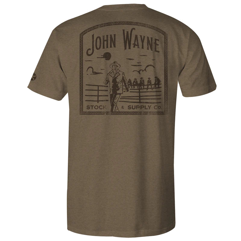 Shirt Men’s Hooey John Wayne Short Sleeve HT1647LTBR
