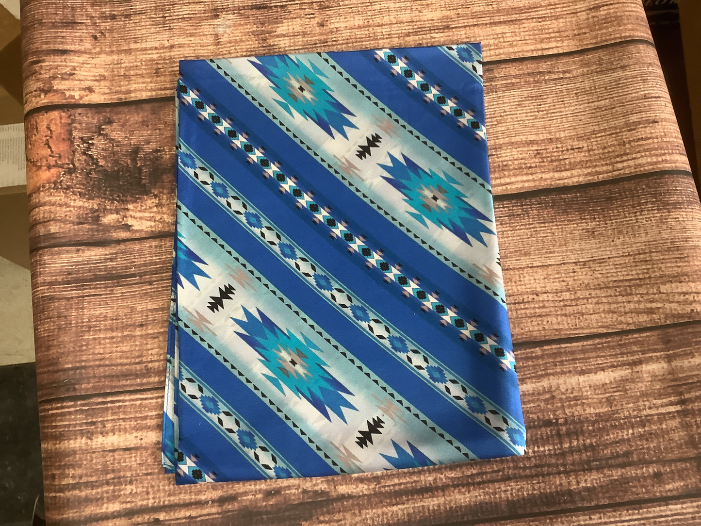 Scarfs WildRag Silk Southwest Blue 1313Ai