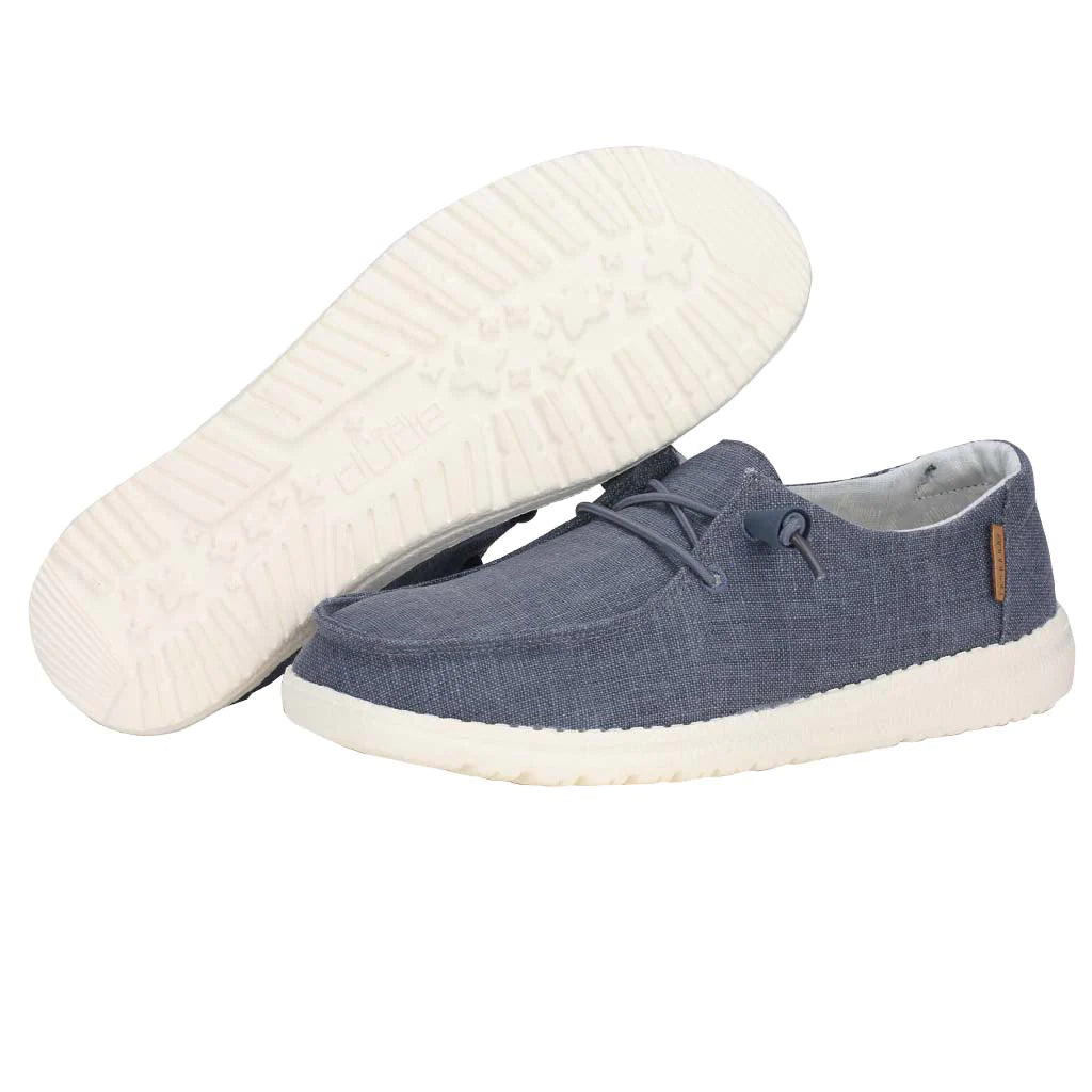 Shoes Women’s Hey Dudes Chambray Navy White 40058-4MQ